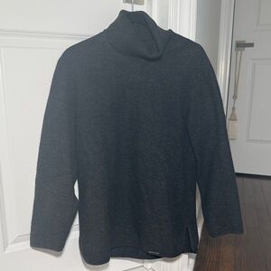 Geiger Black Turtleneck Sweater